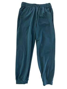 Lululemon Soft Jersey Classic-Fit Mid-Rise Jogger Green Womens Size 4 Pockets
